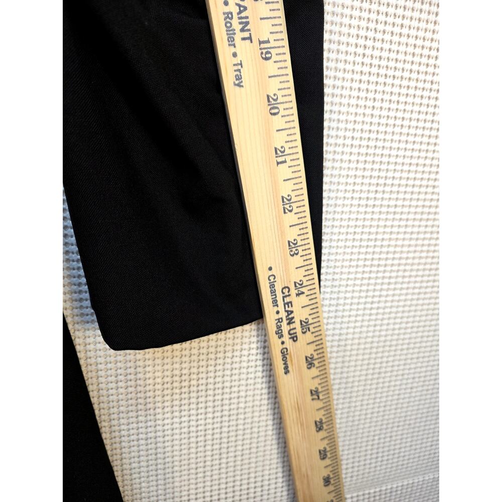 VTG 80s Lord West Black Tuxedo Tailcoat 41L Wool Shawl Lapel Formal Dress Jacket - Picture 11 of 12